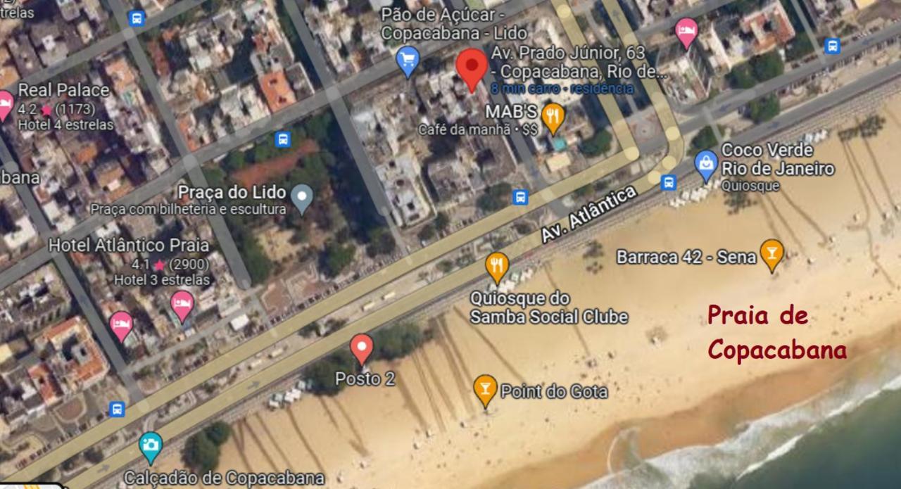 里约热内卢Apartamento Em Copacabana Na Quadra Da Praia公寓 外观 照片